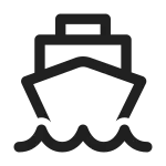 Vehicle Ship SVG Icon